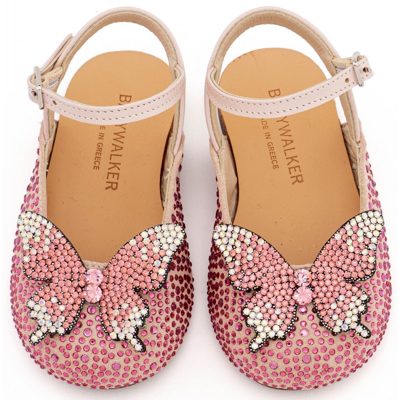 Παπούτσι Βαπτιστικό Babywalker EXC5857 Ροζ