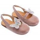 Παπούτσι Βαπτιστικό Babywalker EXC5881 Ροζ Αντικέ