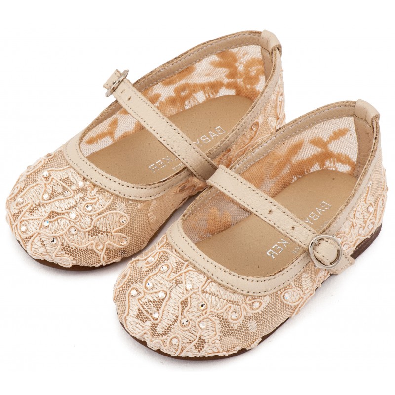 Παπούτσι Βαπτιστικό Babywalker LU6128 Μπεζ