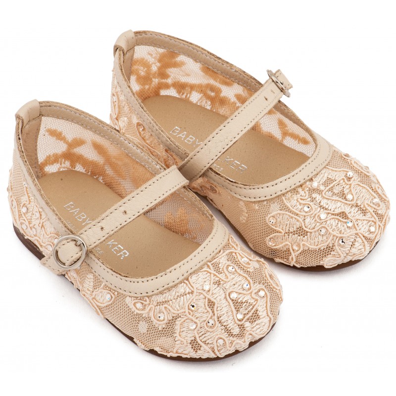 Παπούτσι Βαπτιστικό Babywalker LU6128 Μπεζ