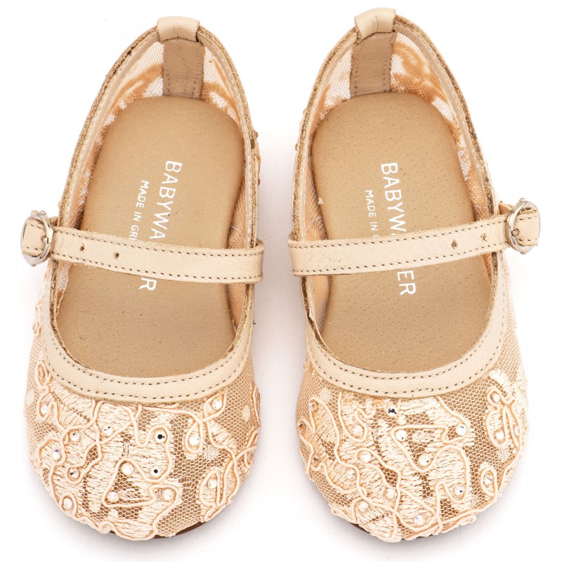 Παπούτσι Βαπτιστικό Babywalker LU6128 Μπεζ