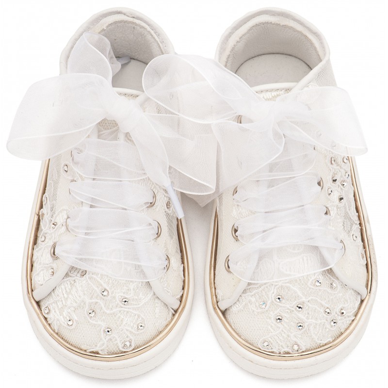 Παπούτσι Βαπτιστικό Babywalker LU6129 Λευκό