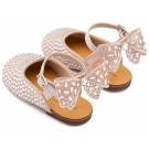 Παπούτσι Βαπτιστικό Babywalker LU6132 Ροζ Αντικέ