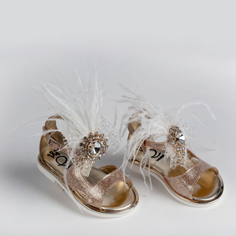 Παπούτσι Βαπτιστικό Everkid Κ548Ρ - Ροζ Χρυσό