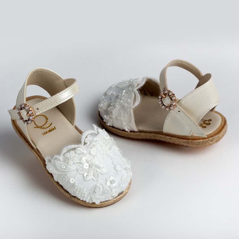 Παπούτσι Βαπτιστικό Everkid Κ558Ε - Εκρού