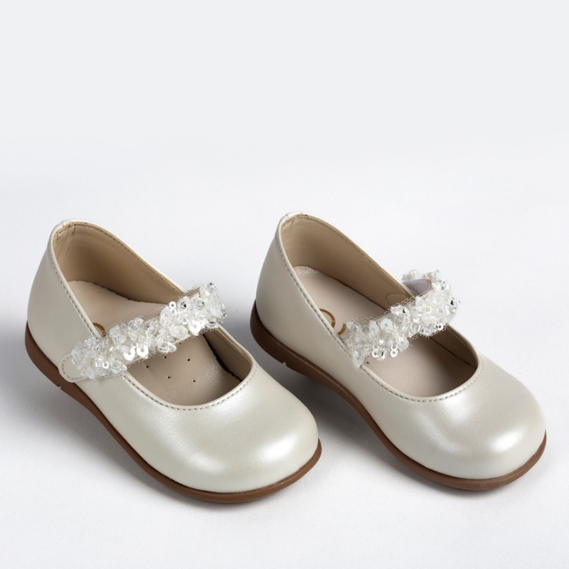 Παπούτσι Βαπτιστικό Everkid Κ560Ε - Εκρού