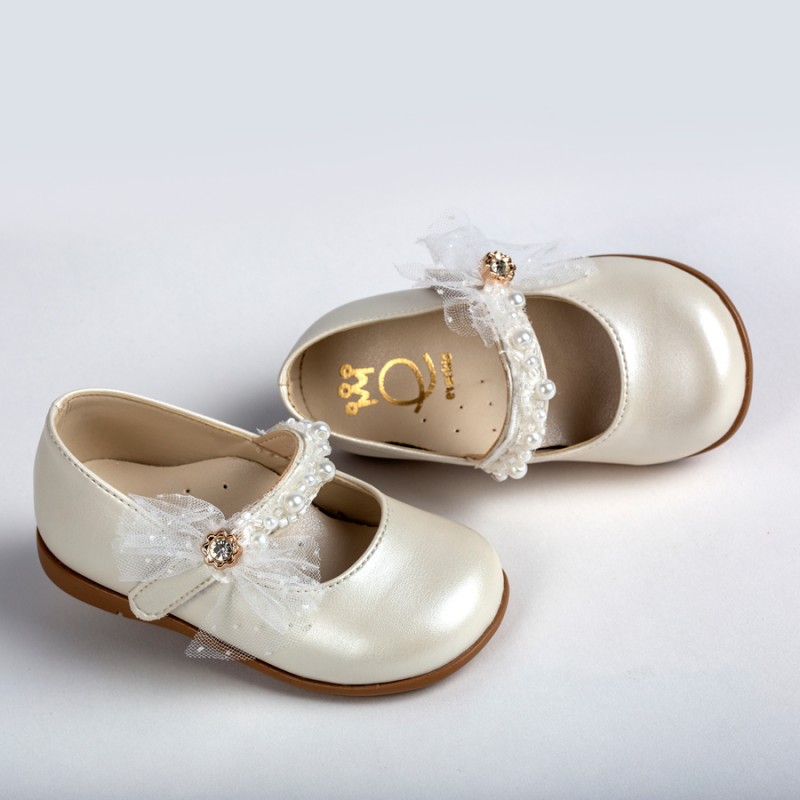 Παπούτσι Βαπτιστικό Everkid Κ561Ε - Εκρού