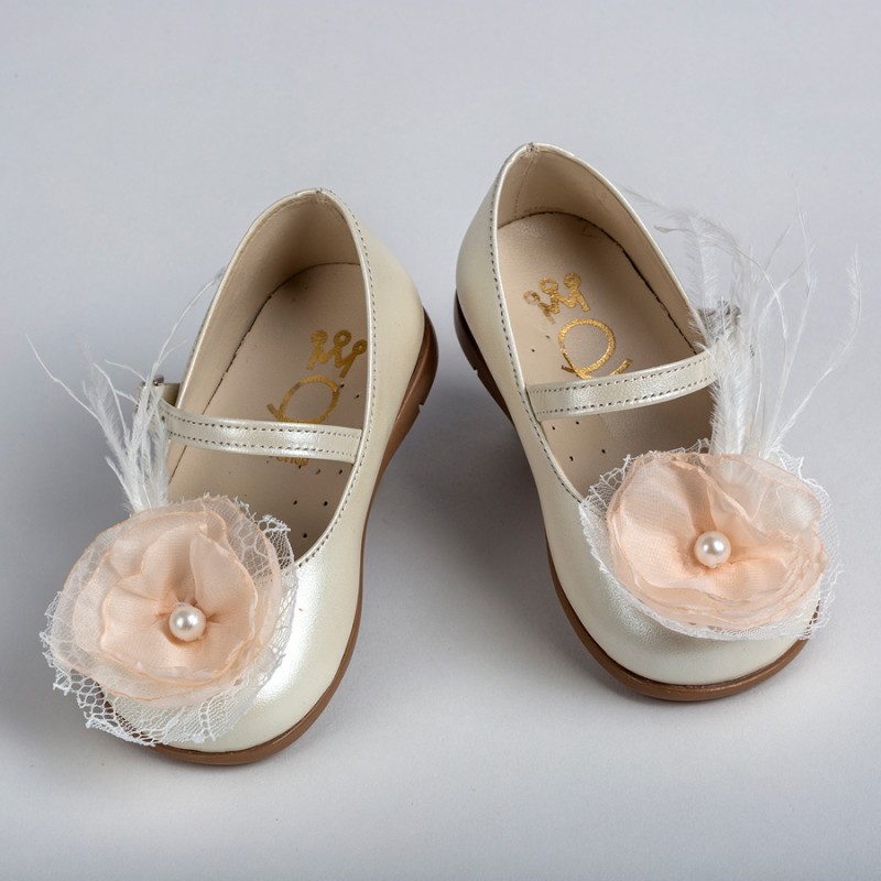 Παπούτσι Βαπτιστικό Everkid Κ570Ε - Εκρού