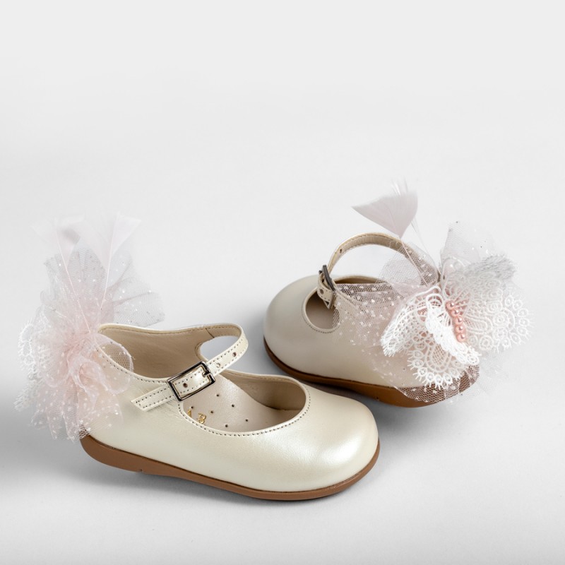 Παπούτσι Βαπτιστικό Everkid Κ573Ε - Εκρού