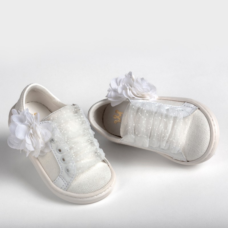 Παπούτσι Βαπτιστικό Everkid Κ577Α - Λευκό