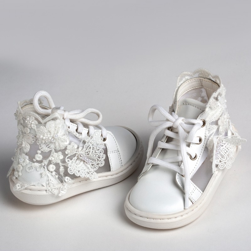 Παπούτσι Βαπτιστικό Everkid Κ579Α - Λευκό