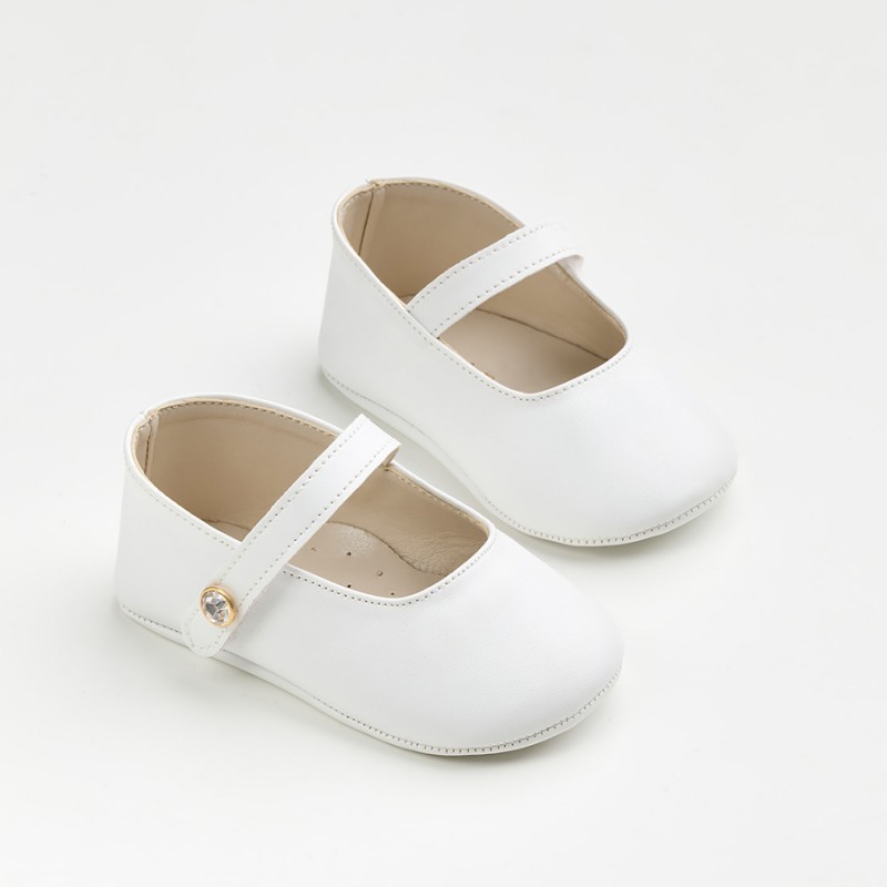 Παπούτσι Βαπτιστικό Everkid K600A-Λευκό