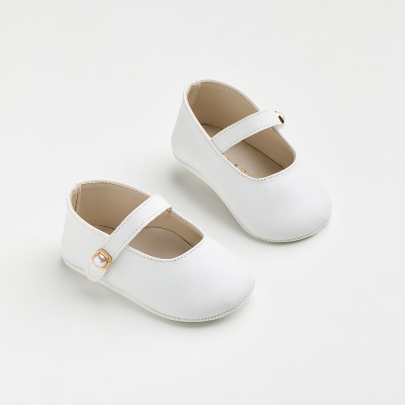 Παπούτσι Βαπτιστικό Everkid K601A-Λευκό