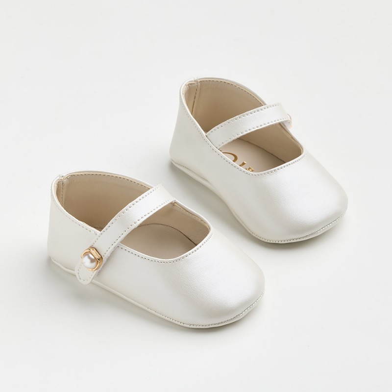 Παπούτσι Βαπτιστικό Everkid K601Ε-Εκρού