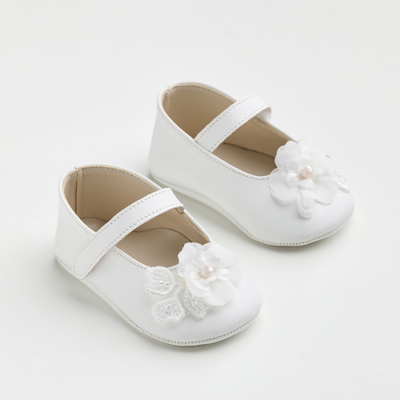 Παπούτσι Βαπτιστικό Everkid K611A-Λευκό