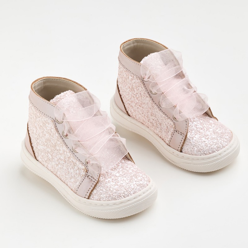 Παπούτσι Βαπτιστικό Everkid EV201P-Ροζ