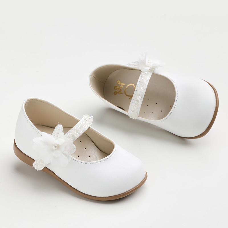 Παπούτσι Βαπτιστικό Everkid K6102A-Λευκό