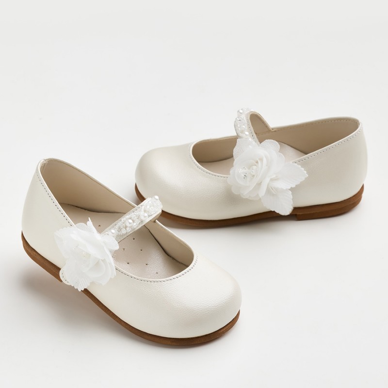 Παπούτσι Βαπτιστικό Everkid K6103E-Εκρού