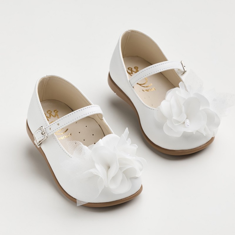 Παπούτσι Βαπτιστικό Everkid K6105A-Λευκό