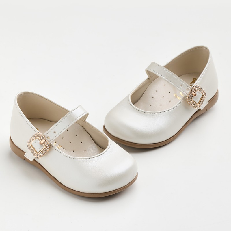 Παπούτσι Βαπτιστικό Everkid K6106E-Εκρού