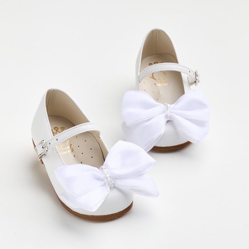 Παπούτσι Βαπτιστικό Everkid K6115A-Λευκό