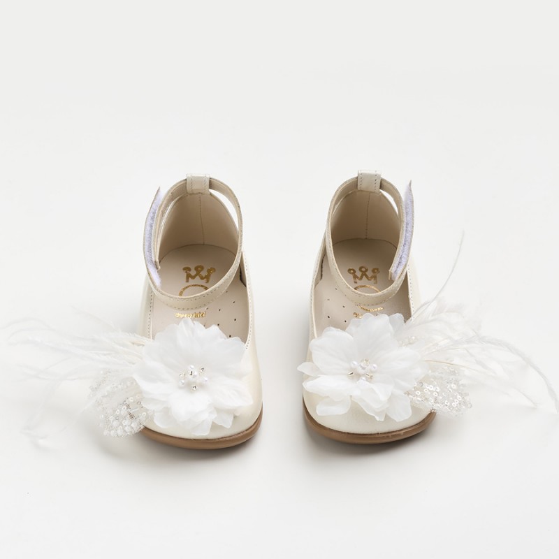 Παπούτσι Βαπτιστικό Everkid K6126E-Εκρού