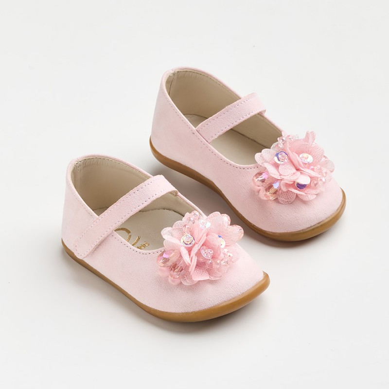 Παπούτσι Βαπτιστικό Everkid K635P-Ροζ