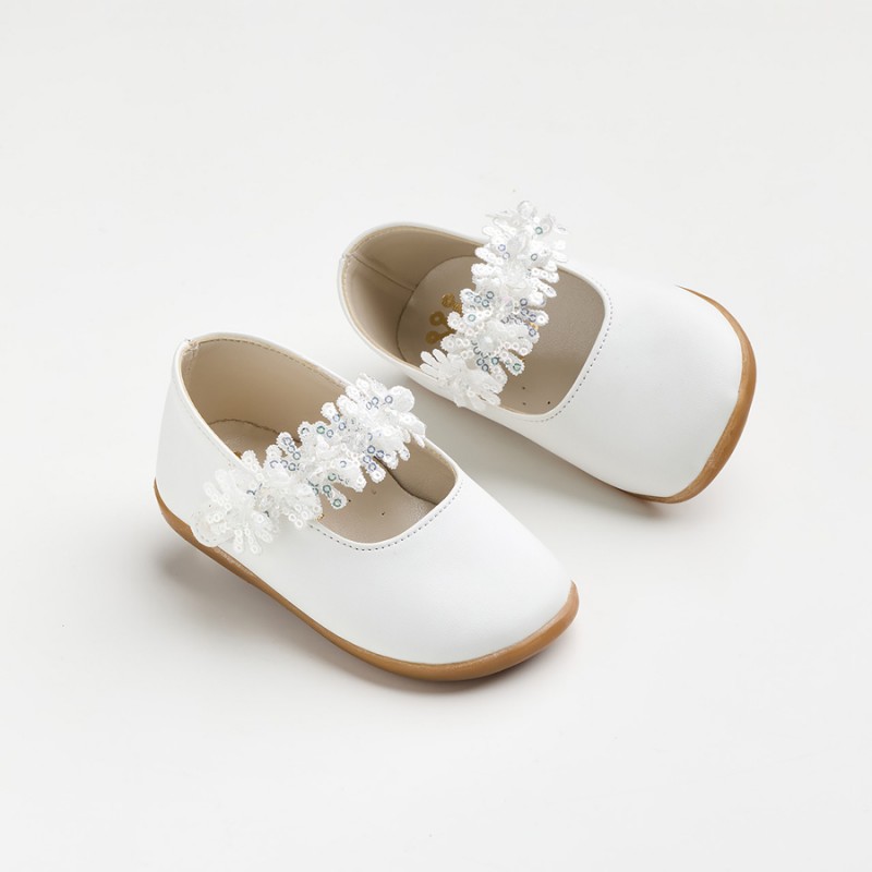 Παπούτσι Βαπτιστικό Everkid K636A-Λευκό