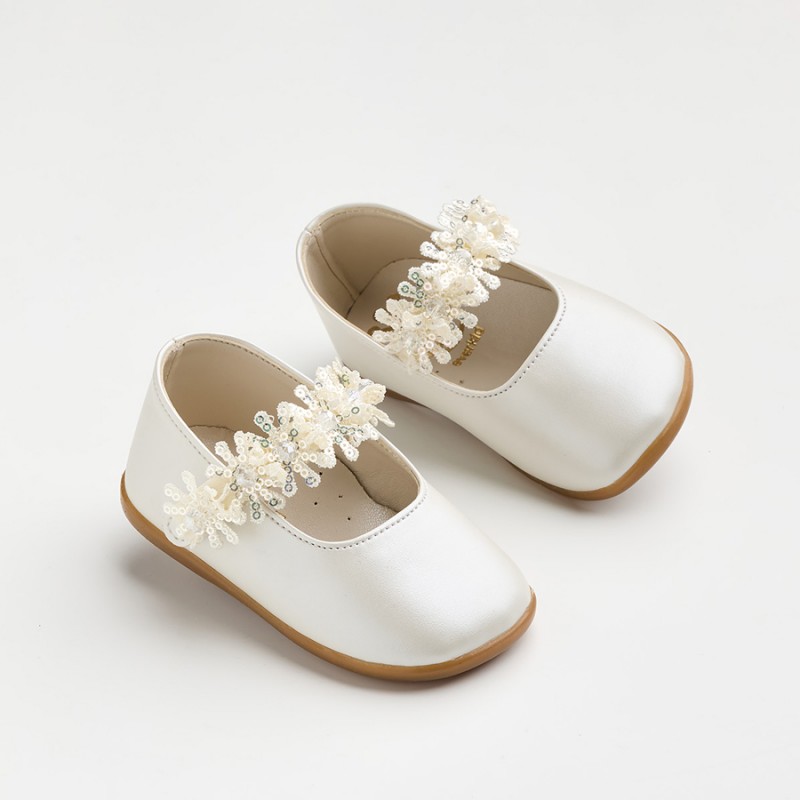 Παπούτσι Βαπτιστικό Everkid K636E-Εκρού