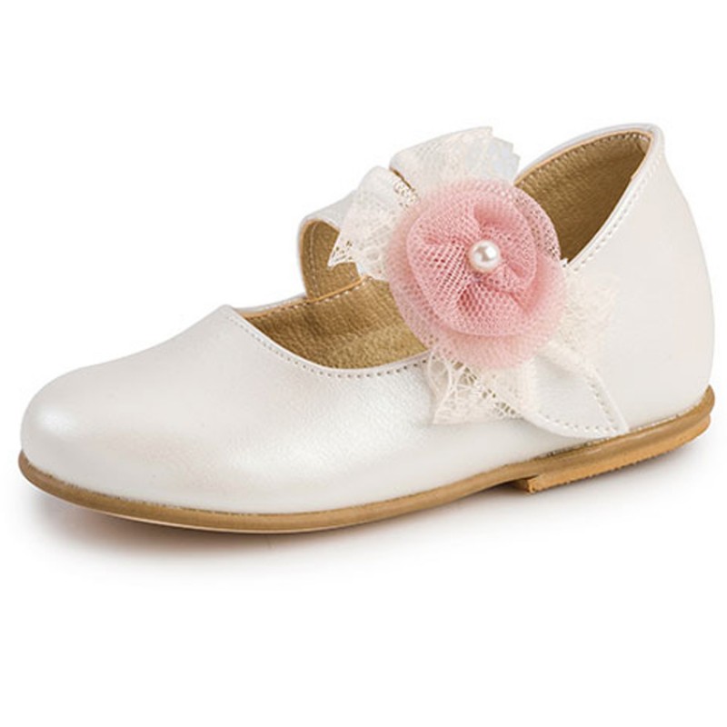 Παπούτσι Βαπτιστικό Gorgino 2211 Εκρού-Σάπιο Μήλο