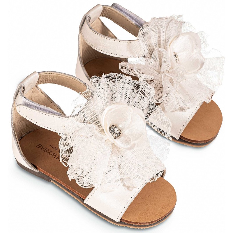 Παπούτσι Βαπτιστικό Babywalker BW4827 Εκρού |Sale -50%