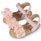 Παπούτσι Βαπτιστικό Αγκαλιάς Babywalker MI1633 Ροζ