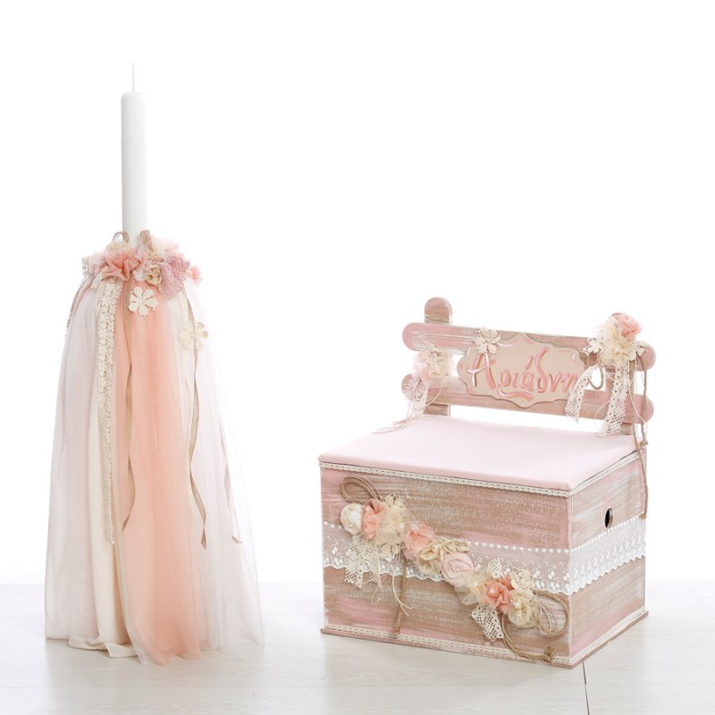 Σετ Βάπτισης - Λουλούδια 1072