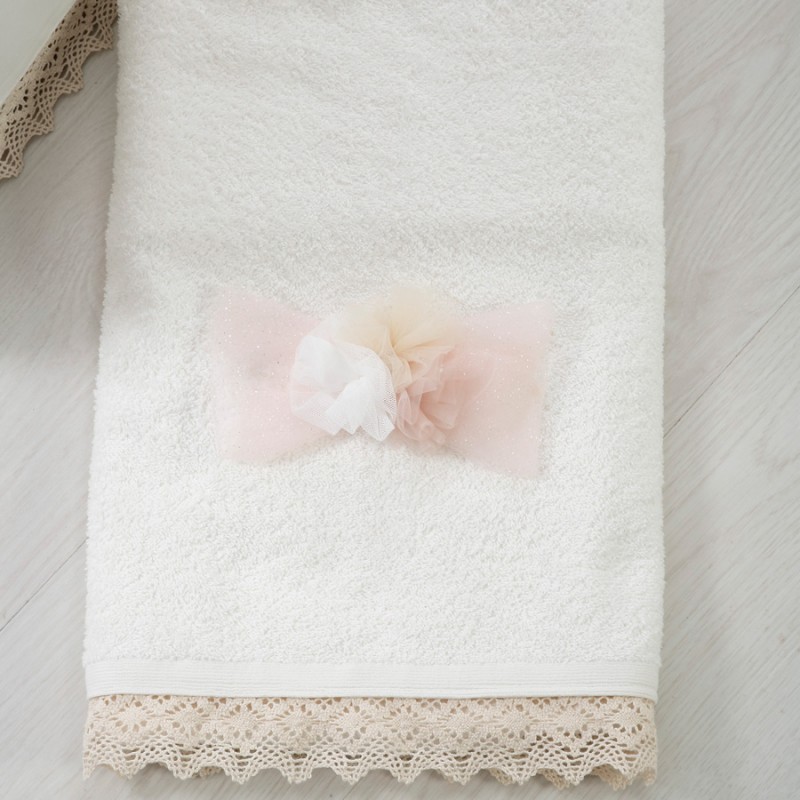 Σετ Βάπτισης - Μονόγραμμα Με Λουλούδια 2275