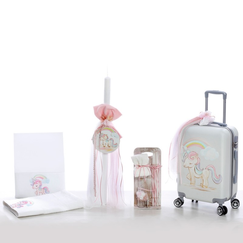 Σετ Βάπτισης - Μονόκερος/Ουράνιο Τόξο 2276