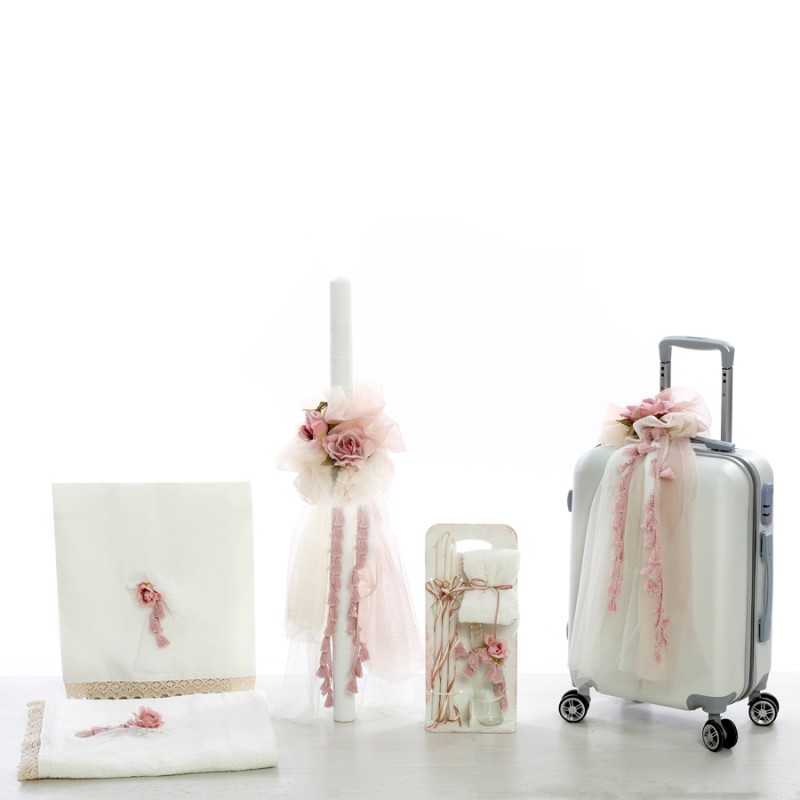 Σετ Βάπτισης - Λουλούδια 2354