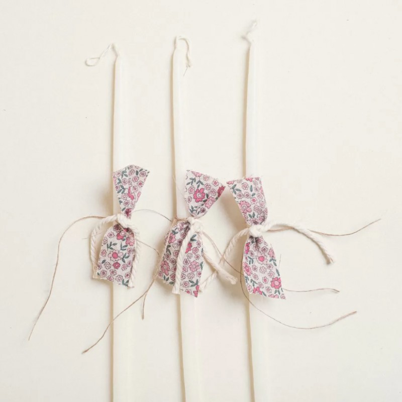 Σετ Βάπτισης - Μαργαρίτες Ροζ-Λευκό (8τμχ.) 331078