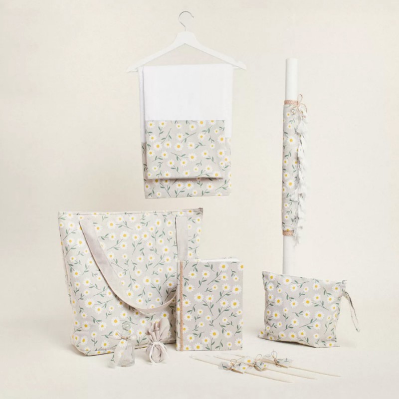 Σετ Βάπτισης - Μαργαρίτες (8τμχ.) 331214