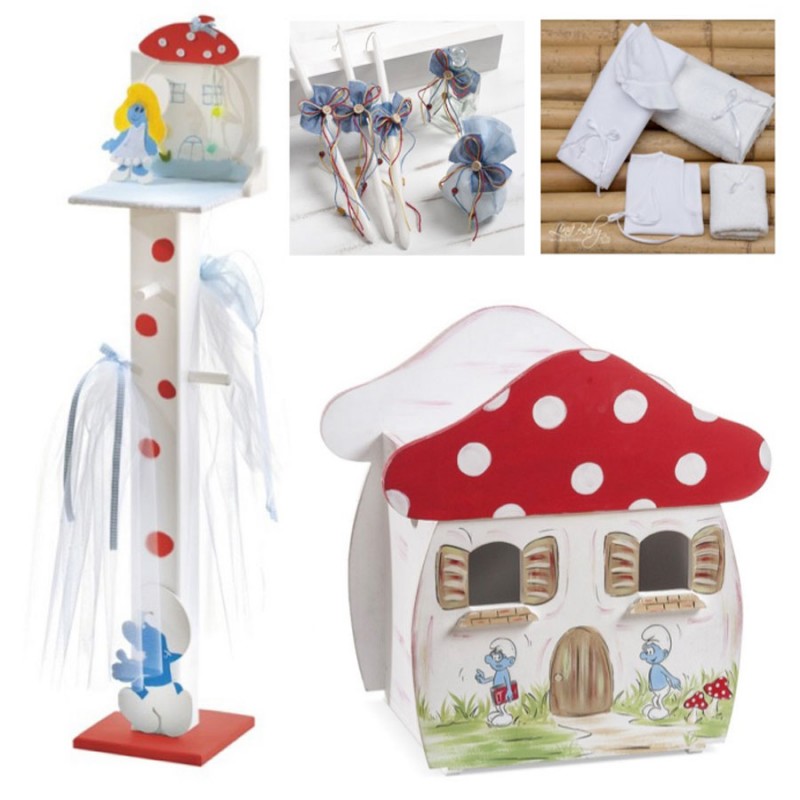 Σετ Βάπτισης - Στρουμφάκια ΖΚ250-1