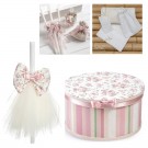 Σετ Βάπτισης - Λουλούδια ZK824