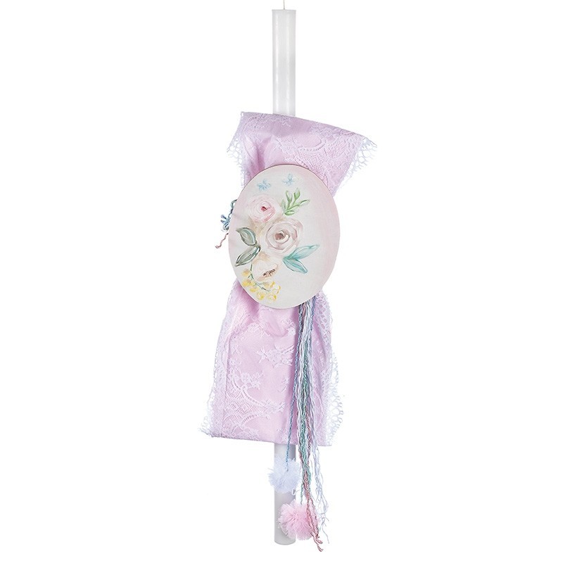 Σετ Βάπτισης - Λουλούδια ZK916