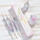 Σετ Βάπτισης - Λουλούδια ZK916