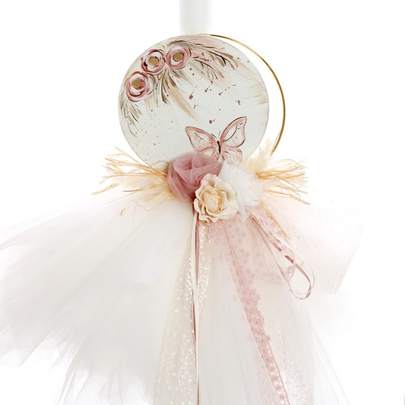 Σετ Βάπτισης - Πεταλούδα/Λουλούδια 2510