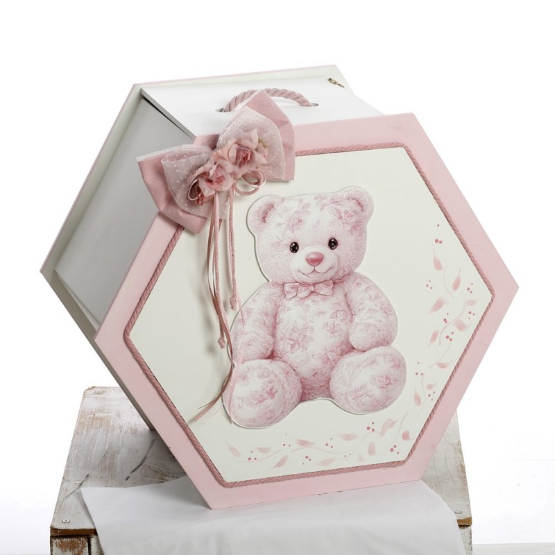 Σετ Βάπτισης - "Pink Bear" 2626