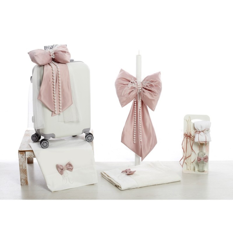 Σετ Βάπτισης - "Satin & Pearl Elegance" 2644