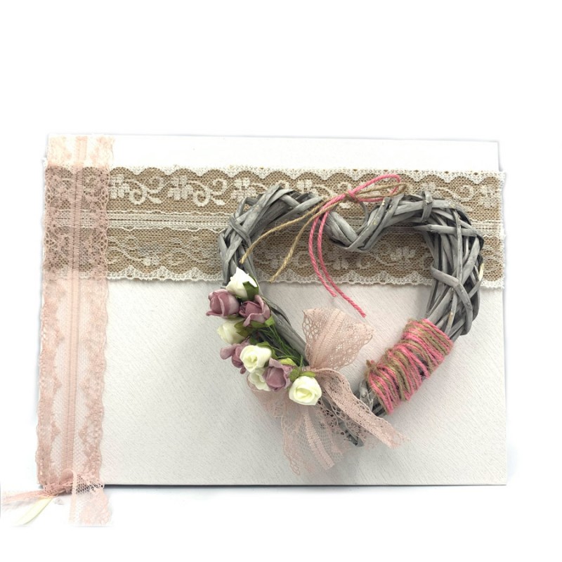 Βιβλίο Ευχών - Καρδιά/Λουλούδια  0571.21453