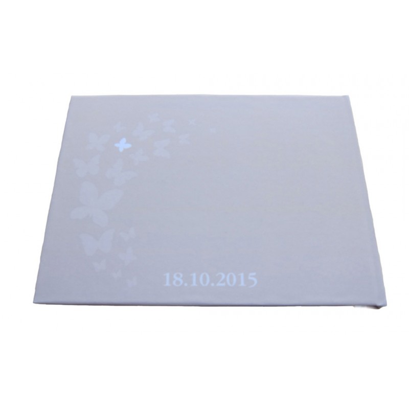 Βιβλίο Ευχών - Πεταλούδες CUS101 Γκρι