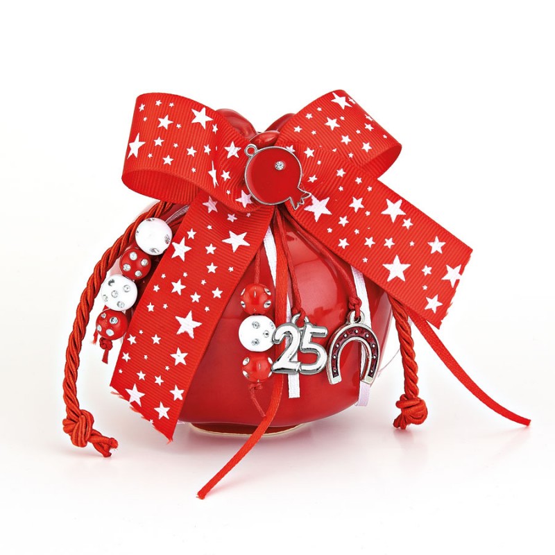 Χριστουγεννιάτικο Επιτραπέζιο Γούρι Κεραμικό Ρόδι ΕΓ19357