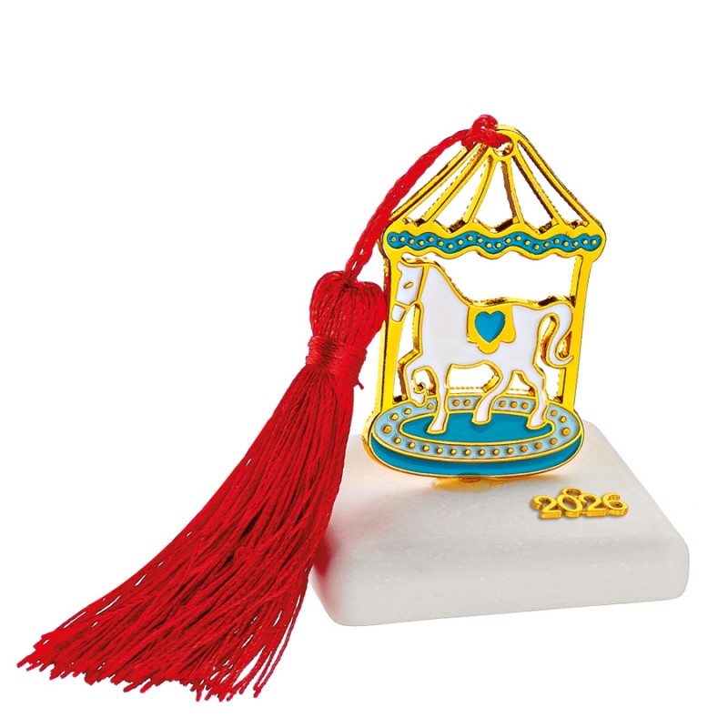 Χριστουγεννιάτικο Επιτραπέζιο Γούρι Σε Μάρμαρο ΕΓ24338