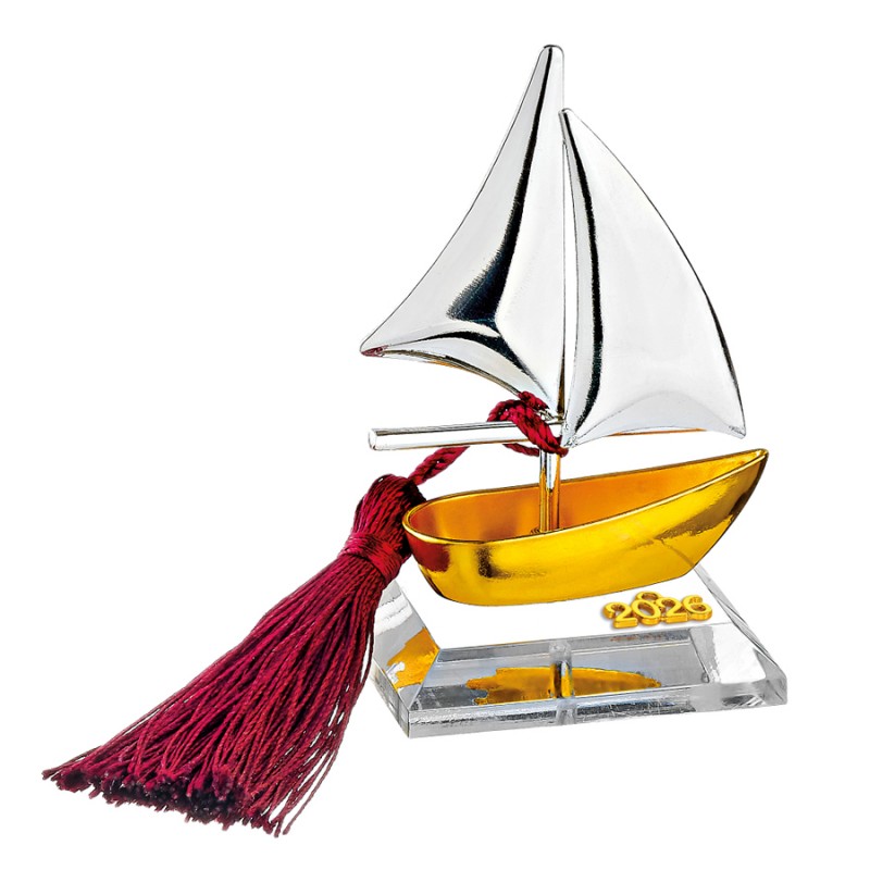 Χριστουγεννιάτικο Επιτραπέζιο Γούρι Σε Βάση Plexiglass ΕΓ24322